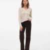 Vmtessa højtaljede, viddeJeans i fløjl