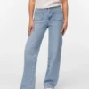 Vmtessa jeans med høj talje og bred benvidde