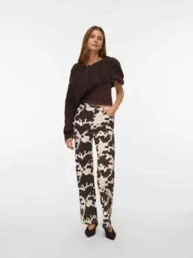 Vmtessa jeans med høj talje og bred benvidde