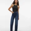Vmtessa-jeans med høj talje og bred benvidde