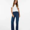 Vmtessa jeans med høj talje og bred benvidde
