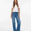 Vmtessa jeans med høj talje og bred benvidde