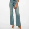 Vmtessa jeans med høj talje og bred benvidde