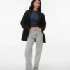 Vmtessa-jeans med høj talje og bred benvidde