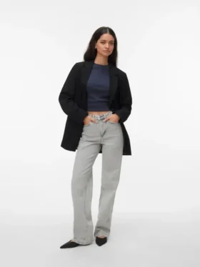 Vmtessa-jeans med høj talje og bred benvidde