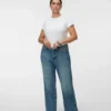 Vmtessa jeans med høj talje og bred benvidde