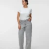 Vmtessa jeans med høj talje og bred benvidde