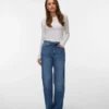 Vmtessa-jeans med høj talje og bred benvidde