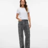 Vmtessa jeans med høj talje og bred benvidde