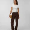 Vmtessa jeans med høj talje og bred benvidde