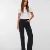Vmtessa jeans med høj talje og bred benvidde