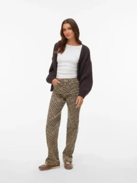 Vmtessa jeans med høj talje og bred benvidde