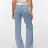 Vmtessa jeans med høj talje og bred benvidde