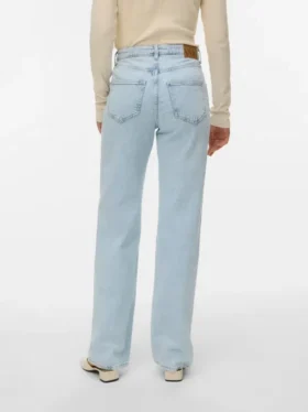 Vmtessa-jeans med høj talje og bred benvidde