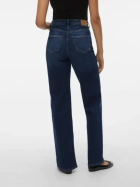 Vmtessa-jeans med høj talje og bred benvidde