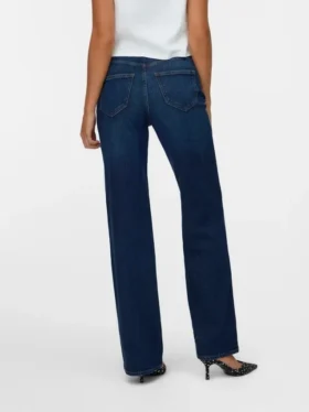 Vmtessa jeans med høj talje og bred benvidde