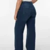 Vmtessa jeans med høj talje og bred benvidde