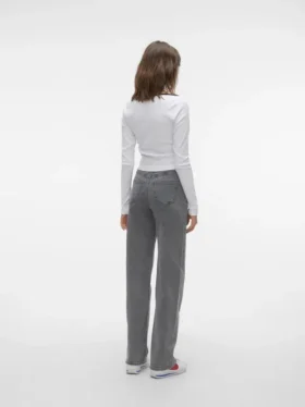 Vmtessa-jeans med høj talje og bred benvidde