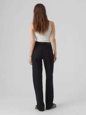 Vmtessa-jeans med høj talje og bred benvidde
