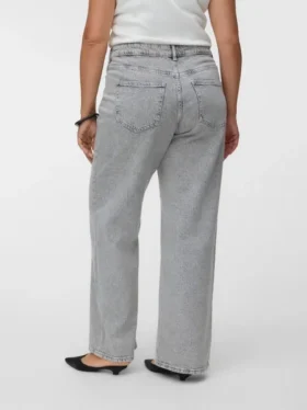 Vmtessa jeans med høj talje og bred benvidde
