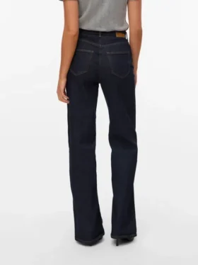Vmtessa jeans med høj talje og bred benvidde