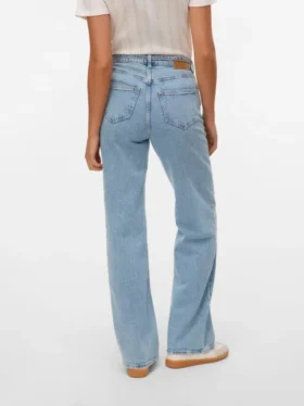 Vmtessa jeans med høj talje og bred benvidde