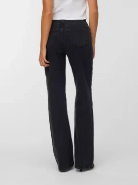 Vmtessa jeans med høj talje og bred benvidde