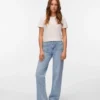 Vmtessa jeans med høj talje og bred benvidde