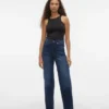 Vmtessa-jeans med høj talje og bred benvidde