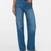 Vmtessa jeans med høj talje og bred benvidde