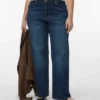 Vmtessa jeans med høj talje og bred benvidde
