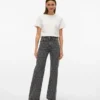 Vmtessa jeans med høj talje og bred benvidde