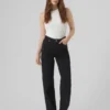 Vmtessa-jeans med høj talje og bred benvidde
