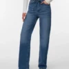 Vmtessa-jeans med høj talje og bred benvidde