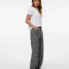 Vmtessa jeans med høj talje og bred benvidde