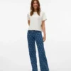 Vmtessa jeans med høj talje og bred benvidde