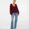 Vmtessa jeans med høj talje og bred benvidde