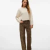 Vmtessa jeans med høj talje og bred benvidde