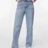 Vmtessa jeans med høj talje og bred benvidde
