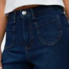Vmtessa jeans med høj talje og bred benvidde