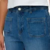 Vmtessa jeans med høj talje og bred benvidde
