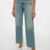 Vmtessa jeans med høj talje og bred benvidde