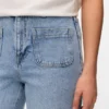 Vmtessa jeans med høj talje og bred benvidde