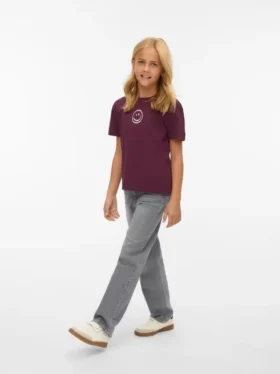 Vmtessa jeans med høj talje og brede ben