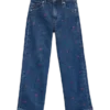Vmtessa jeans med høj talje og brede ben
