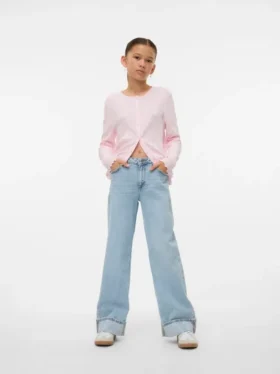 Vmtessa jeans med høj talje og brede ben