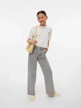 Vmtessa jeans med høj talje og brede ben