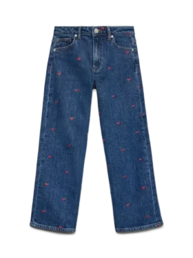Vmtessa jeans med høj talje og brede ben