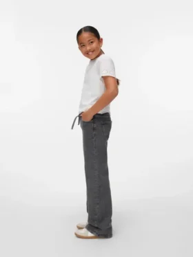 Vmtessa jeans med høj talje og brede ben