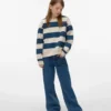 Vmtessa jeans med høj talje og brede ben